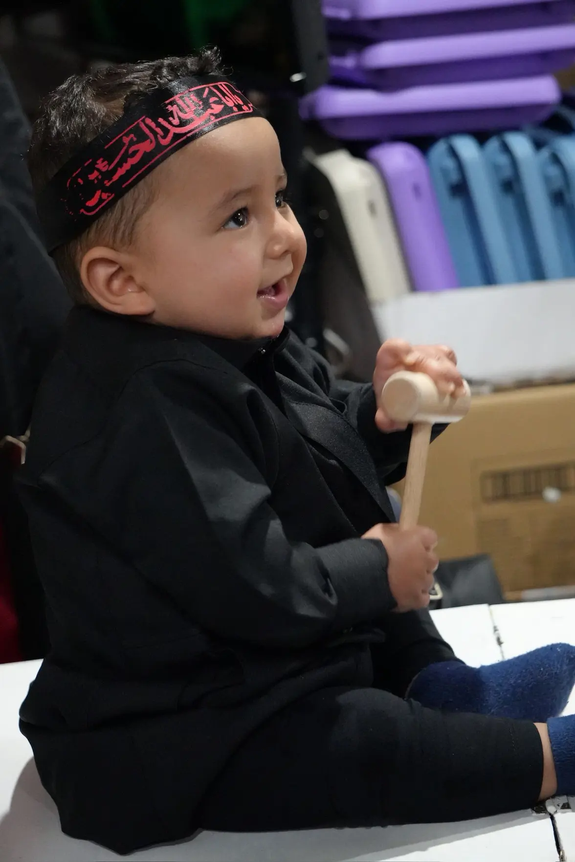 The next generation at the Husseiniya